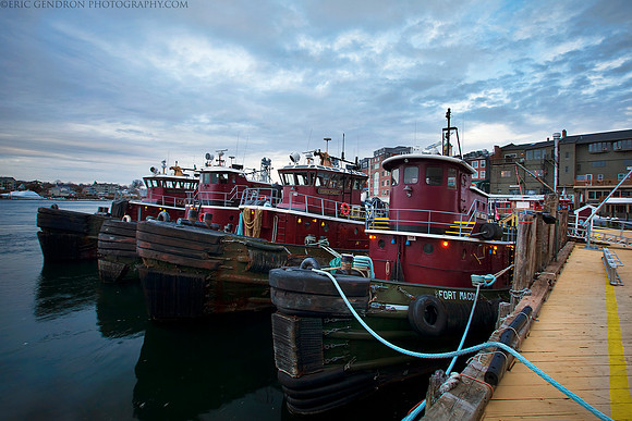 Tugboats at Dusk