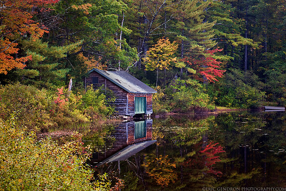 Boathouse Reflection