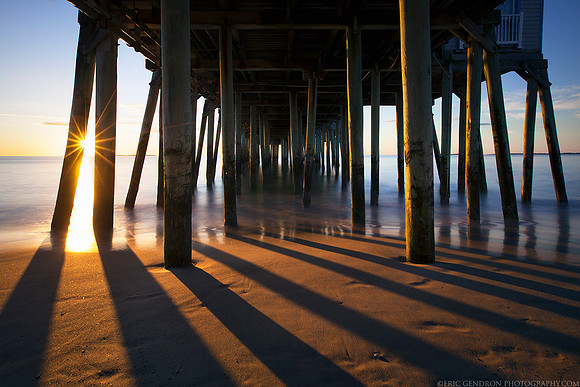 Sunlit Pilings