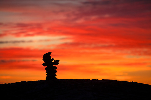 Cairn at Sunrise