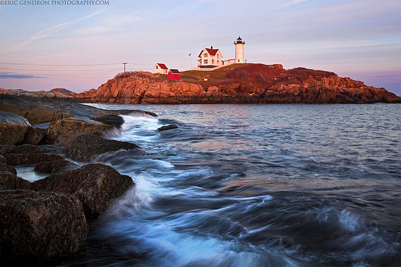 Sunset at Nubble Light