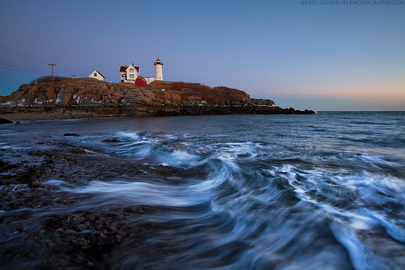 Evening Surf at Nubble