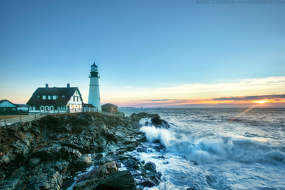 First Light at Portland Head
