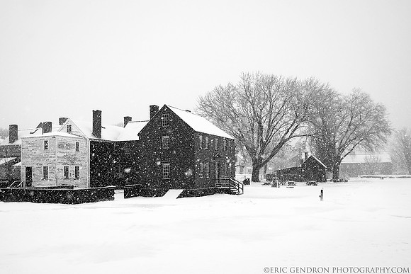 Whiteout at Strawbery Banke