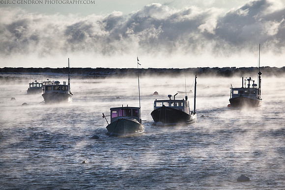 Rye Harbor Seasmoke Dawn