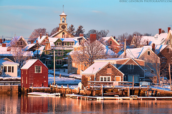 Winter Snowfall in Portsmouth