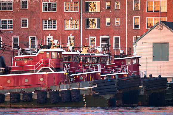 Portsmouth Tugboats at Sunset