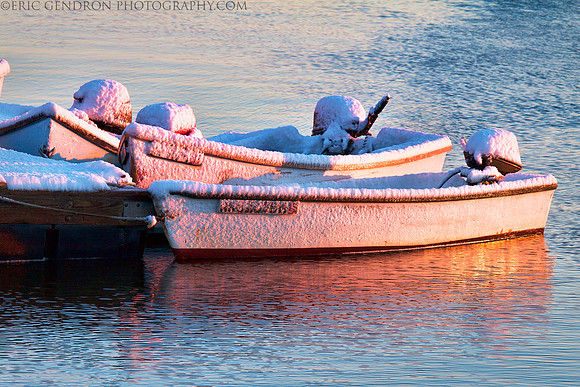 Snow Covered Dinghys