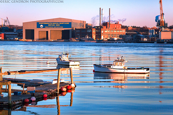 Dawn in Portsmouth Harbor