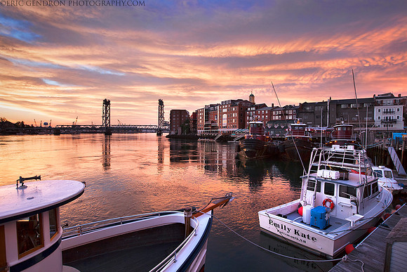 Portsmouth Harbor Brilliant Sunrise
