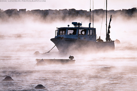 Sea Smoke in Rye Harbor