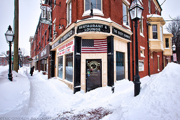 Snowfall at the Rusty Hammer