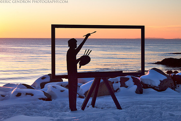 Painting a Winter Sunrise