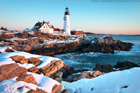 Winter Sunrise at Portland Head
