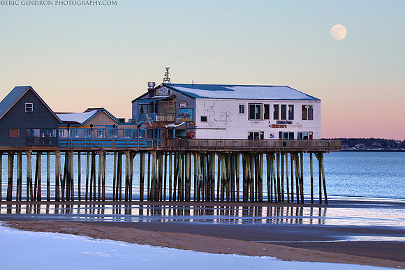 Old Orchard Beach Moonrise