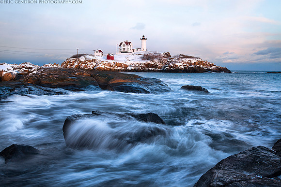 Sunset Over Nubble Light
