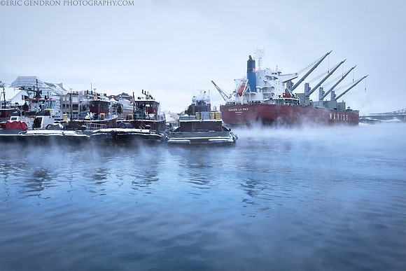 Sea Smoke in Portsmouth Harbor