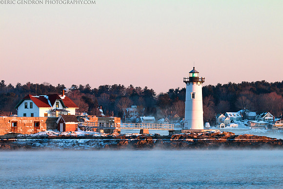 Portsmouth Harbor Light Winter Sunrise