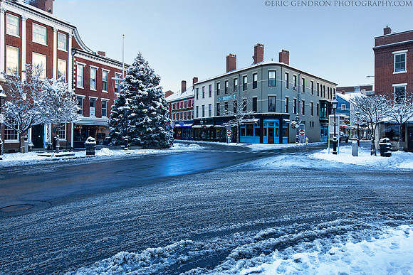 Market Square in the Snow