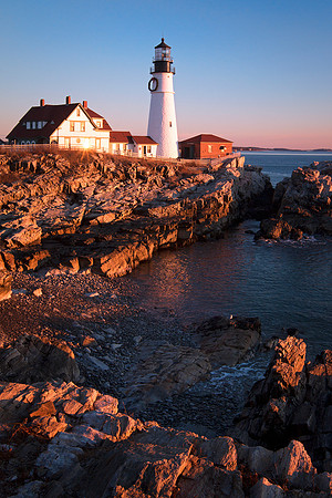 Golden Hour Portland Head Light