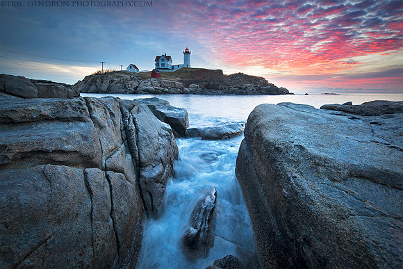 Nubble Lighthouse Seascape