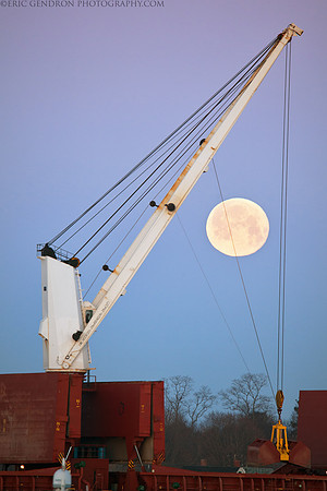 Portsmouth Moonset