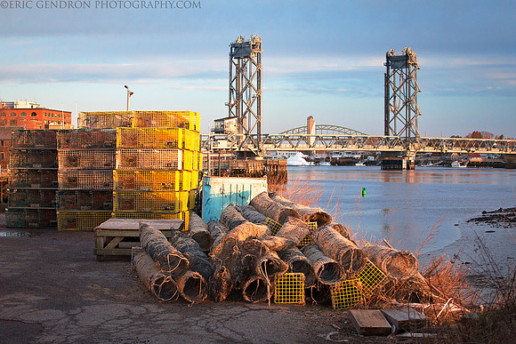 Lobster Traps at Sunrise