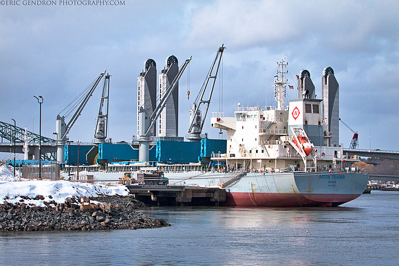 Unloading Salt at the State Pier