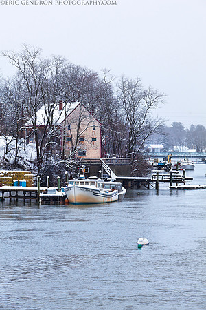 Kittery Foreside Winter Scene