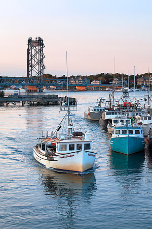 Evening at the Fish Pier