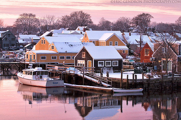 New England Winter Scene