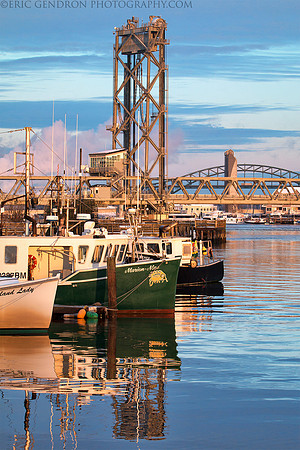 Fishing Boats and Bridge