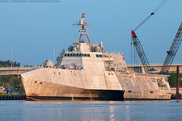 USS Manchester Visits Portsmouth