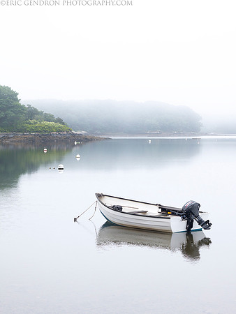 Rowboat in the Fog