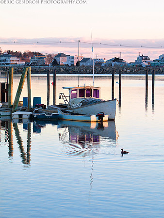 Fishing Boat and Duck
