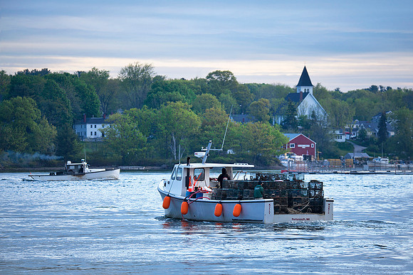 Lobster Boat and Kittery