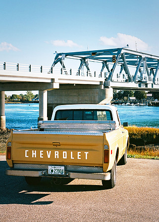 Chevy and Memorial Bridge [35mm]