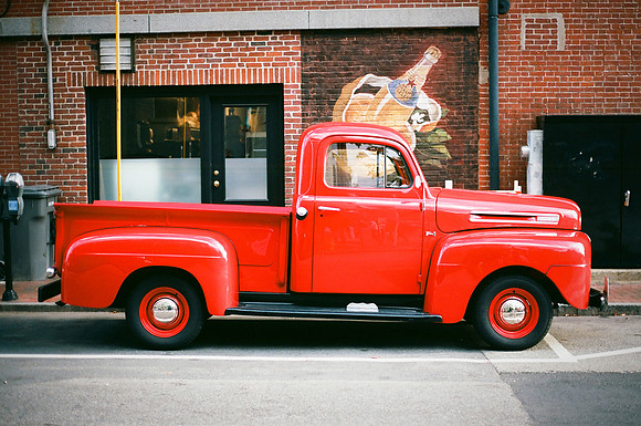 Old Red Ford Truck [35mm]