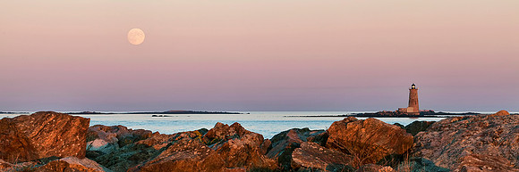 Whaleback Lighthouse Panorama