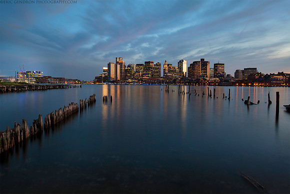 Boston Skyline at Dusk